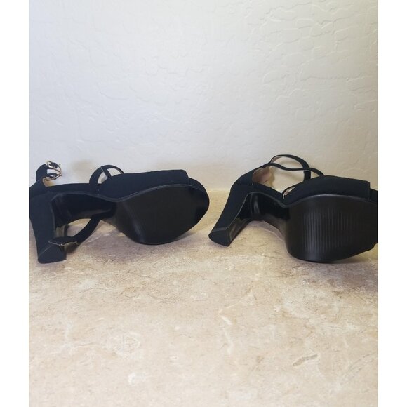 IDIFU Women's Platform Chunky High Heels Dress Sandals Peep Toe Ankle Strap 5.5 - Picture 6 of 6